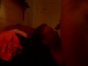 Red head slurps on bf dick then takes it in every position 1/16