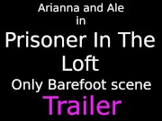 PrigionieroInSoffittaTrailer BareFoot Scene Schiavo Annusa Lecca Piedi ITA 1/16