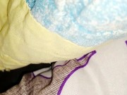 Submissive told to hold her feet up till shaking orgasm 2/16