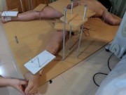 Amateur Femdom Handjob CFNM Torture.Feet Tickling Torture.Ruined Orgasm 7/16