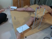 Amateur Femdom Handjob CFNM Torture.Feet Tickling Torture.Ruined Orgasm 9/16