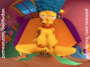 The Simpsons - Marge missionary pounding POV 12/16