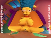 The Simpsons - Marge missionary pounding POV 8/16