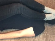 teen girl domination boy after walk with gray nike socks mistress femdom 3/16