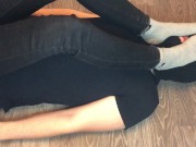 teen girl domination boy after walk with gray nike socks mistress femdom 4/16