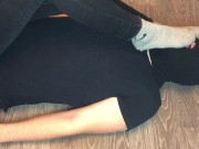 teen girl domination boy after walk with gray nike socks mistress femdom 5/16