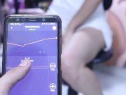 My friend controls my toy while they tattoo me!! I fight not to be caught 3/16