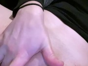 Uber Challenge Accepted! I fucked myself to orgasm in the back seat! 9/16