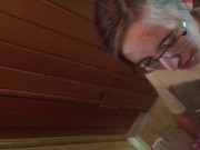 Nerd Teen give me Blow Job and CumShoot on her Glasses FullVideo on ModelHu 4/16