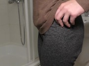 I put Finger to her Ass and Pussy tits play too When she get shower 1/16