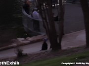 Teaser - Serious underboob nipslip flashing in a busy area 1/16