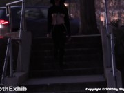 Teaser - Serious underboob nipslip flashing in a busy area 2/16