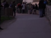 Teaser - Serious underboob nipslip flashing in a busy area 8/16