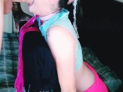 Slow deep pleasurable BALLS DEEP facefuck CUM IN THROAT SURPRISE 2/16