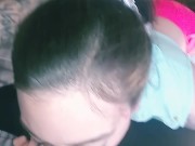 Slow deep pleasurable BALLS DEEP facefuck CUM IN THROAT SURPRISE 9/16