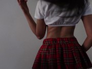 Horny School Girl Dancing Naked 2/16