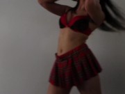 Horny School Girl Dancing Naked 9/16
