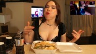 Masturbate lose weight - Chubby date eats a lot and gain weight