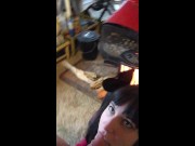 Giving Mr a Blowjob and getting fucked in my Rin Tohsaka Cosplay ^_^ 4/16