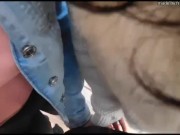 blowjob threesome on rooftop in london 5/16