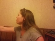 sneaking a blow and go with tinder stud.(New content at onlyfans/cplnxtdoor_vip) 1/16