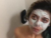 Boyfriend cums home from jail and fucks me and gives facial! 5/16