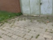 Public MEGAKRANK-SPERMA-LAUFSTEG an der Hauptstraße! 16/16