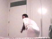 Birthday Present From Japanese Wife a sexy strip dance - AsianCaucasianDuo 3/16