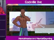 Cock on the cob! Cockville #1 W/HentaiGayming 13/16