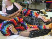 Scarlett Luna & Violet Haze Jerk Me Off /w Feet in My Face.. - FOOTPUNKZ 11/16