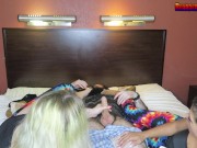 Scarlett Luna & Violet Haze Jerk Me Off /w Feet in My Face.. - FOOTPUNKZ 2/16