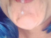 Sexy Smoker Spit Play Big Tits Pop Out On Live Stream 10/16