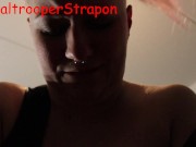 Gonzo TV. Tied with the pantyhose and fucked hard, cum to mouth. 15/16