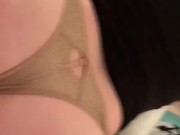 Milf fucked in her thong until I cum! 13/16