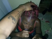 Redhead Teen Quarantine and Bored gave Neighbor Quick Blowjob  14/16