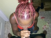 Redhead Teen Quarantine and Bored gave Neighbor Quick Blowjob  9/16