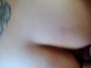 Stepson gives milf step mom deep anal creampie in big ass. 6/16