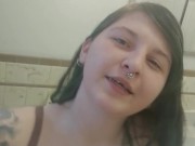 Smoking hairy goddess peeing N fingering her wet pussy to taste her cum 4/16