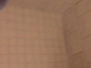 Mastubating in rehab bathroom with white paste in my pussy 15/16