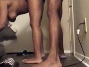 Hittin lady boss with that 3point stance diggin deep in her guts 7/16