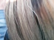 Mi cita de Tinder me chupa la pija mientras voy manejando 10/16