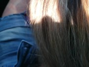 Mi cita de Tinder me chupa la pija mientras voy manejando 14/16