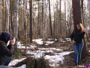 Babe Sensual Sucking and Fuck during Photo Session - Creampie 3/16