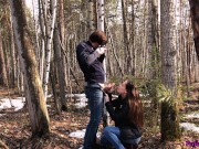 Babe Sensual Sucking and Fuck during Photo Session - Creampie 6/16