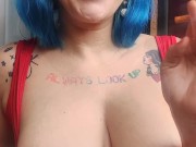 Egirl thot rates your simp cock strap on squirting JOI 4/16