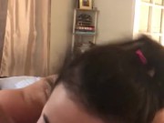 Tutoring a big titty teen quickly turns in to getting my dick sucked 9/16