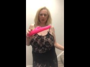 Easter pink rampant rabbit pussy fuck 1/16