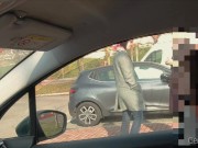 DICK FLASH CAR part 2. La troia infila la mano e mi fa godere 6/16