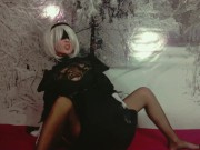 NieR automata: Fucks a pillow 7/16