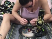 Real homemade mom great squirting orgasm! 1/16